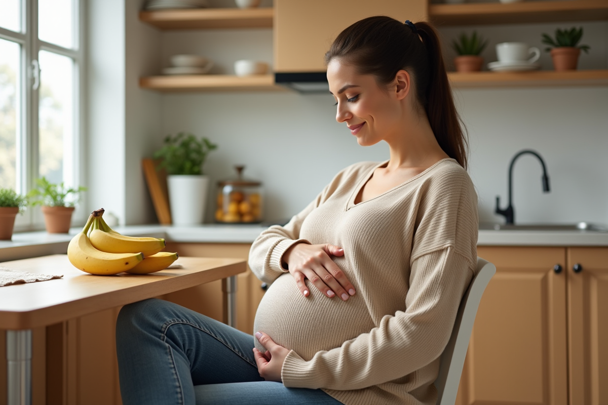 Banane et grossesse : bienfaits pour la femme enceinte