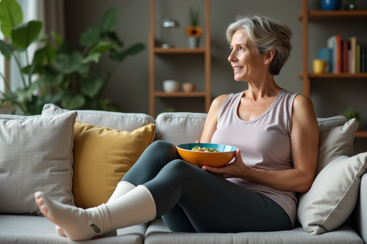 Eviter la prise de poids lors d&rsquo;une immobilisation