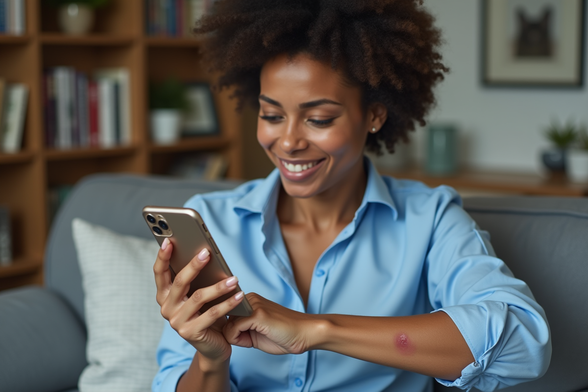 Identification de maladies de peau via une photo : méthodes et astuces