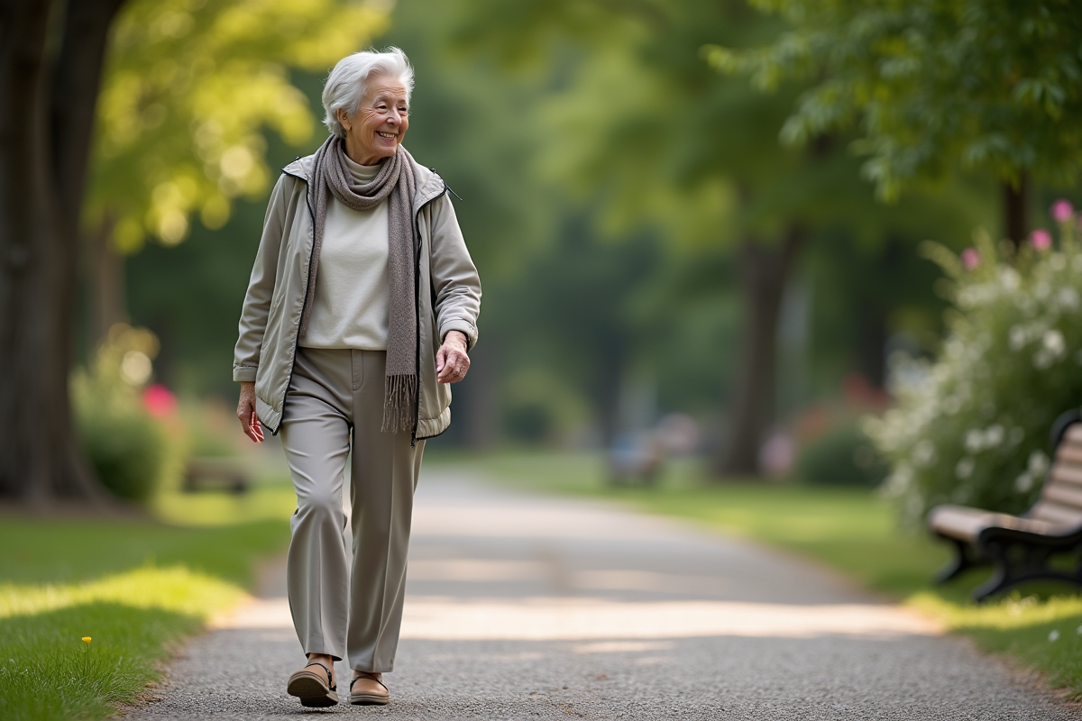 Distance à marcher à 90 ans : recommandations et conseils